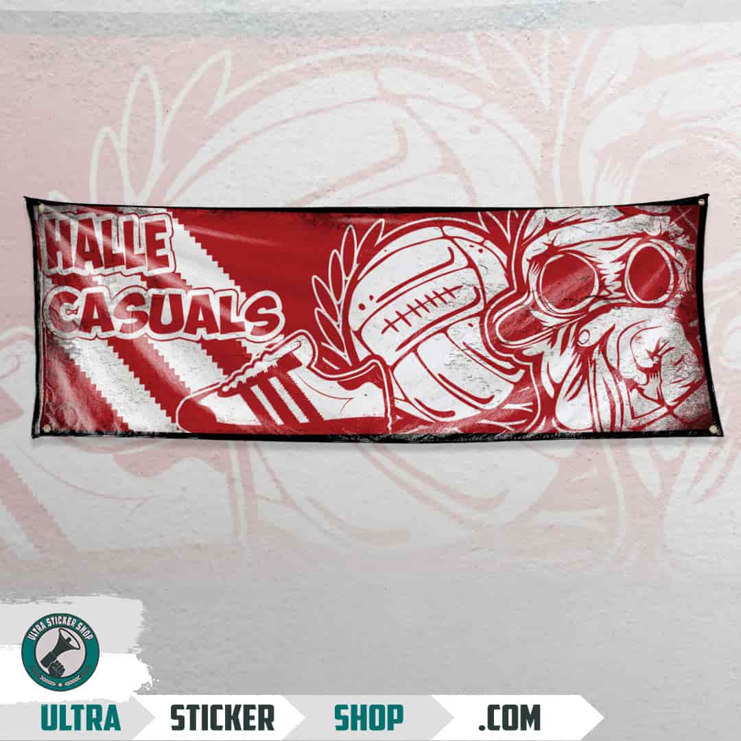 Halle casuals Flagge