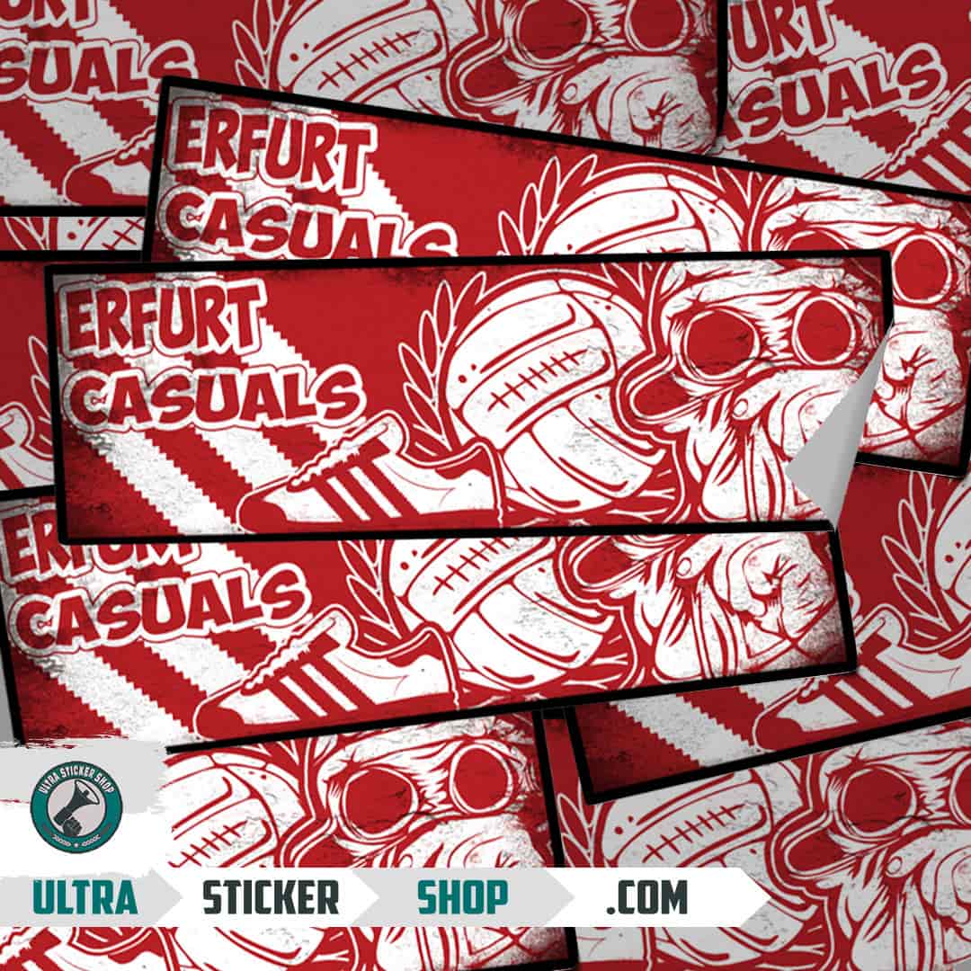 Erfurt casuals Aufkleber