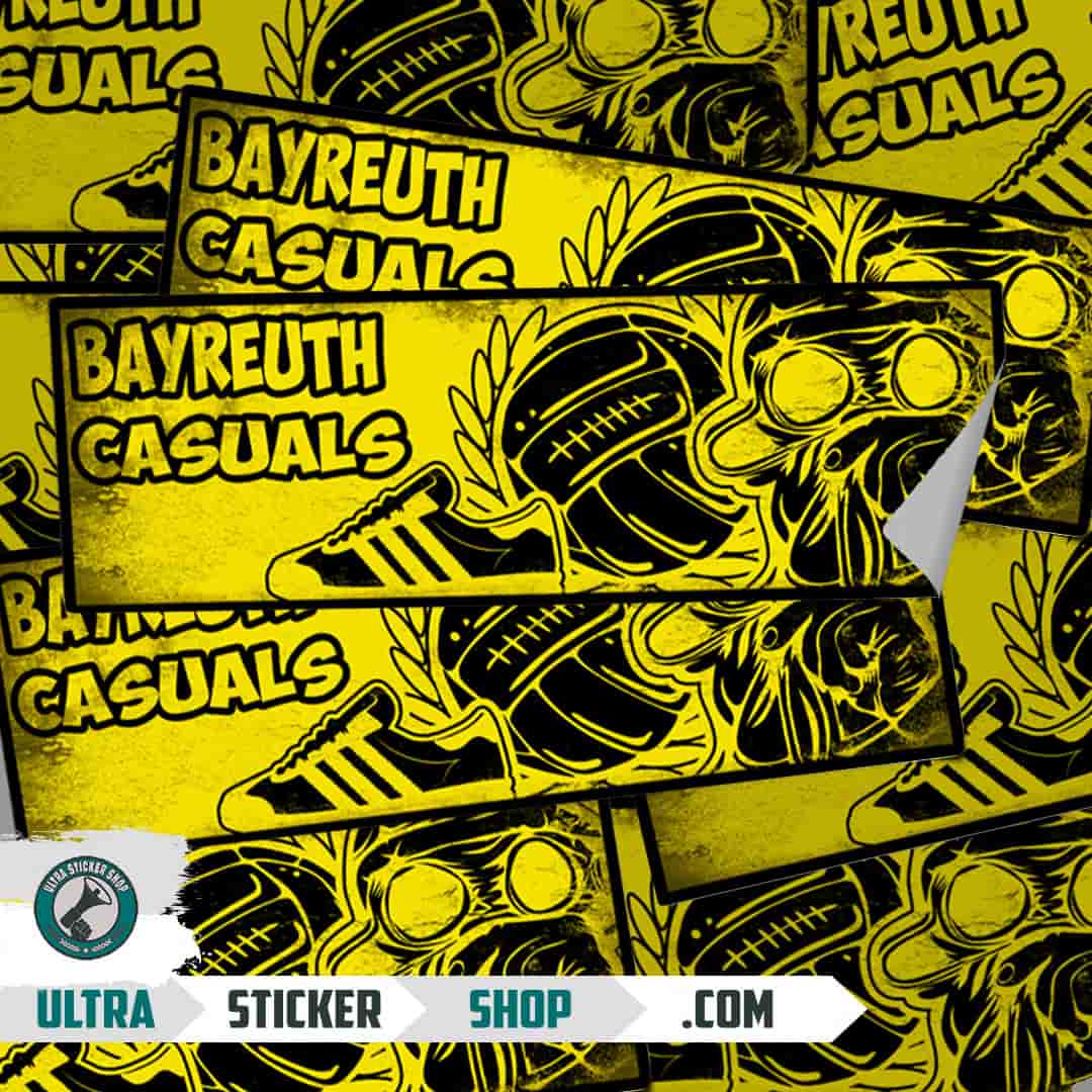 Bayreuth casuals Aufkleber
