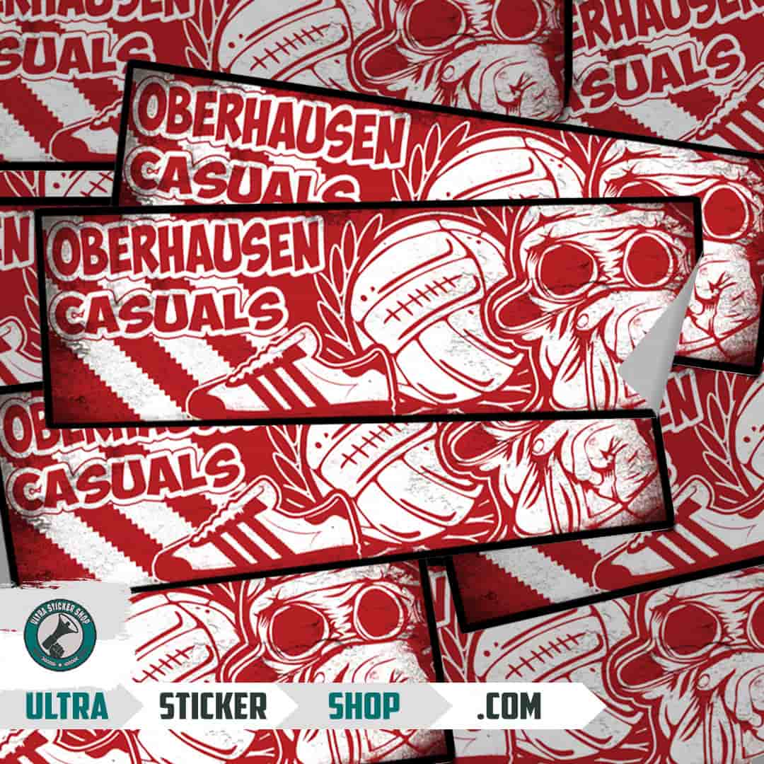Oberhausen casuals Aufkleber