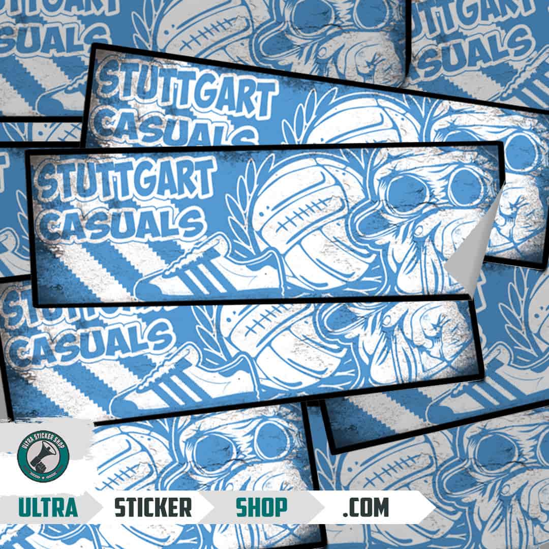 Stuttgart casuals Aufkleber