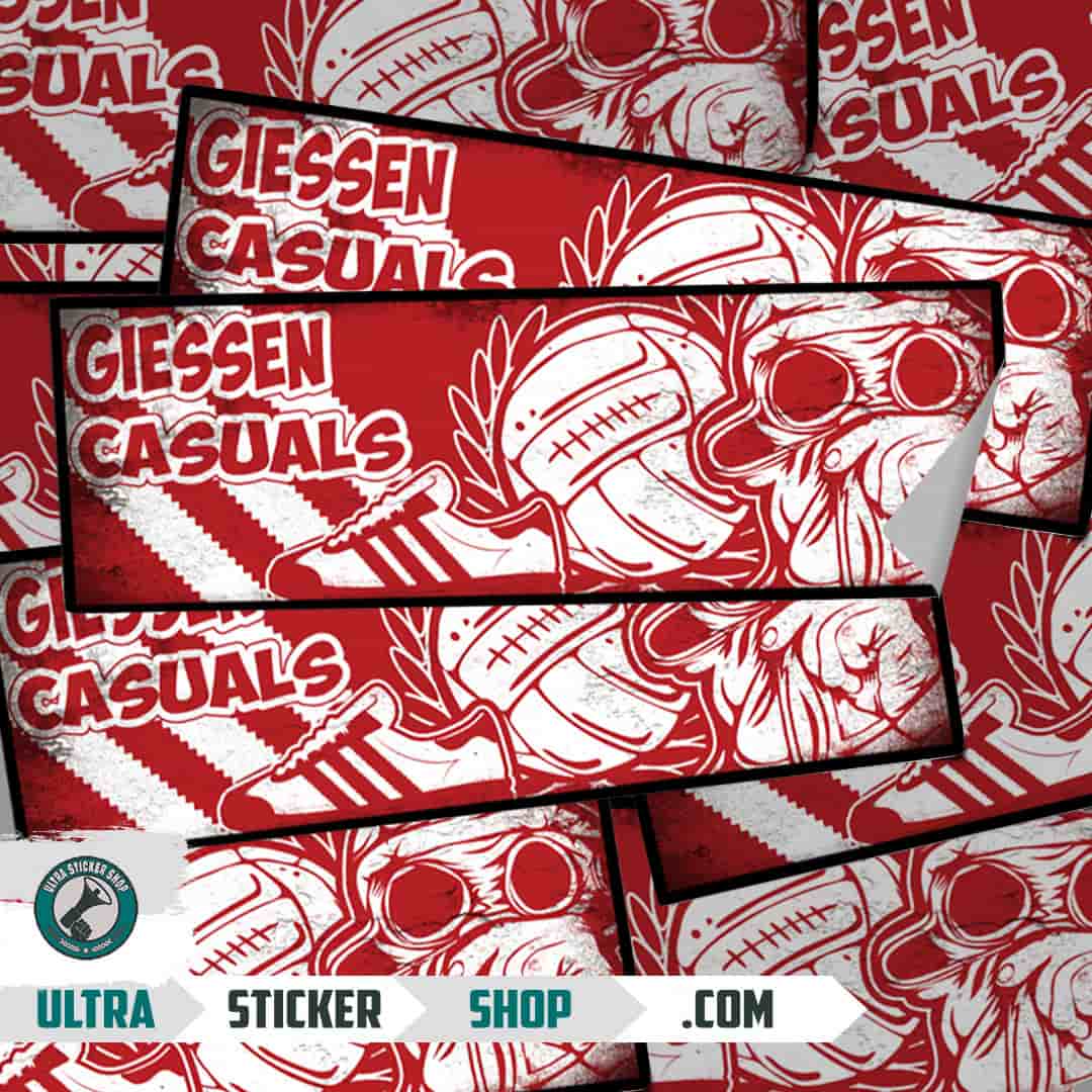 Giessen casuals Aufkleber