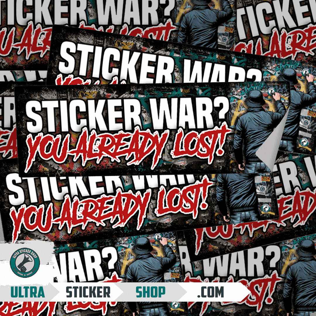 Sticker war? You Already Lost Aufkleber