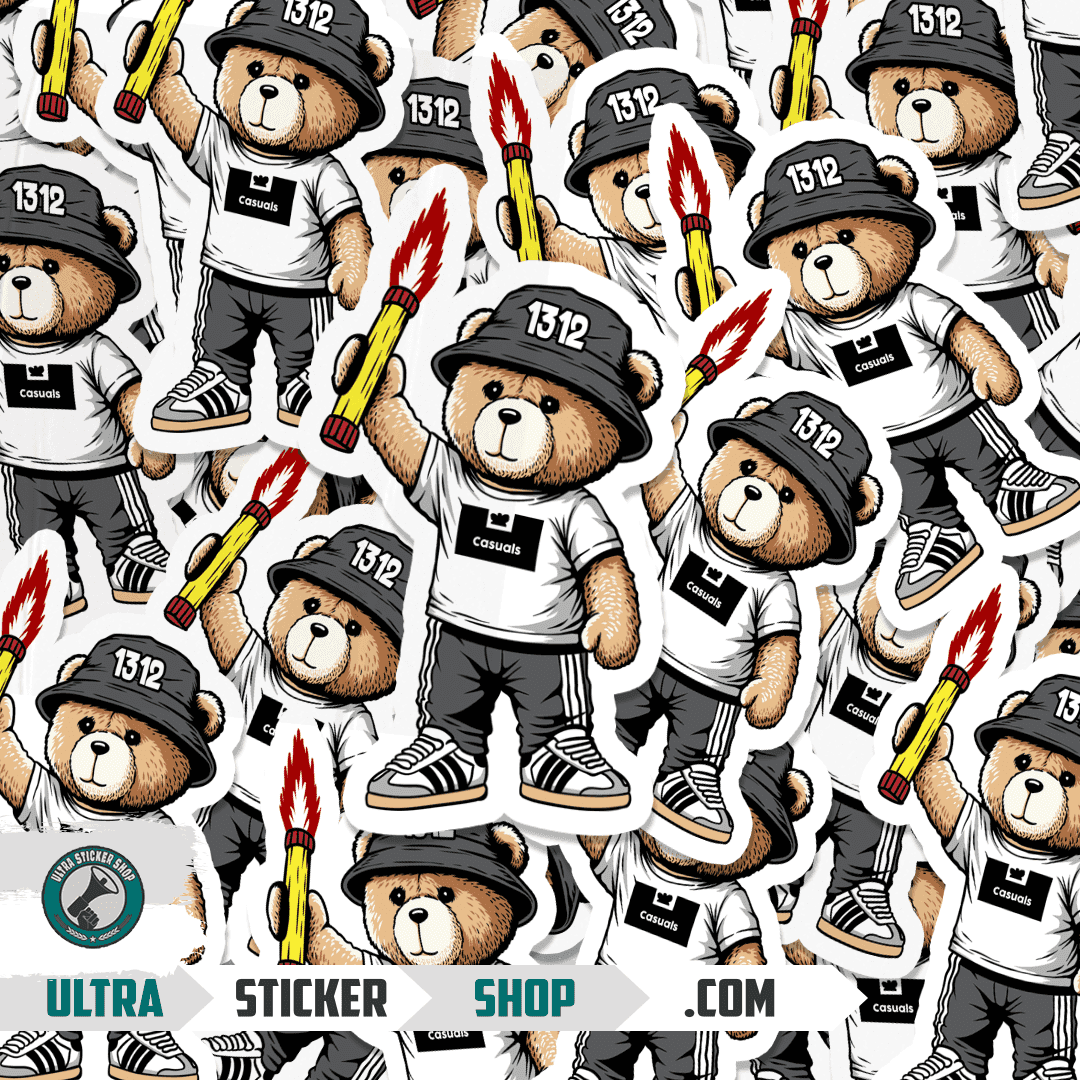 Casuals bear Aufkleber