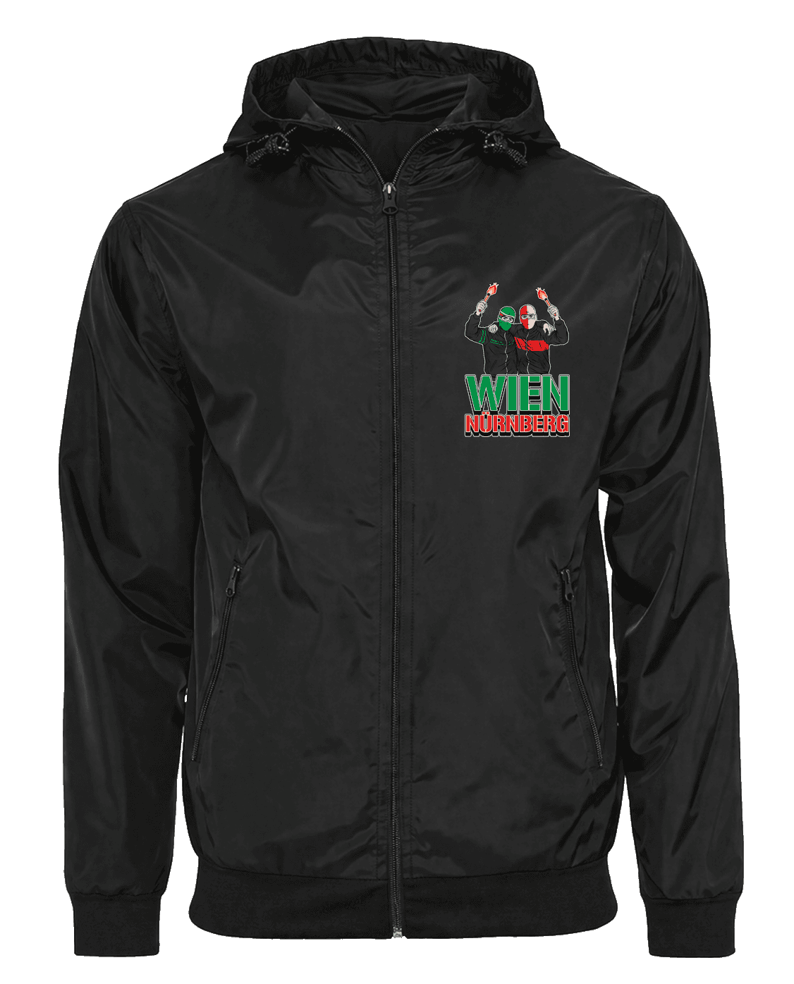 Wien X Nürnberg Jacke mit abnehmbarer Balaclava