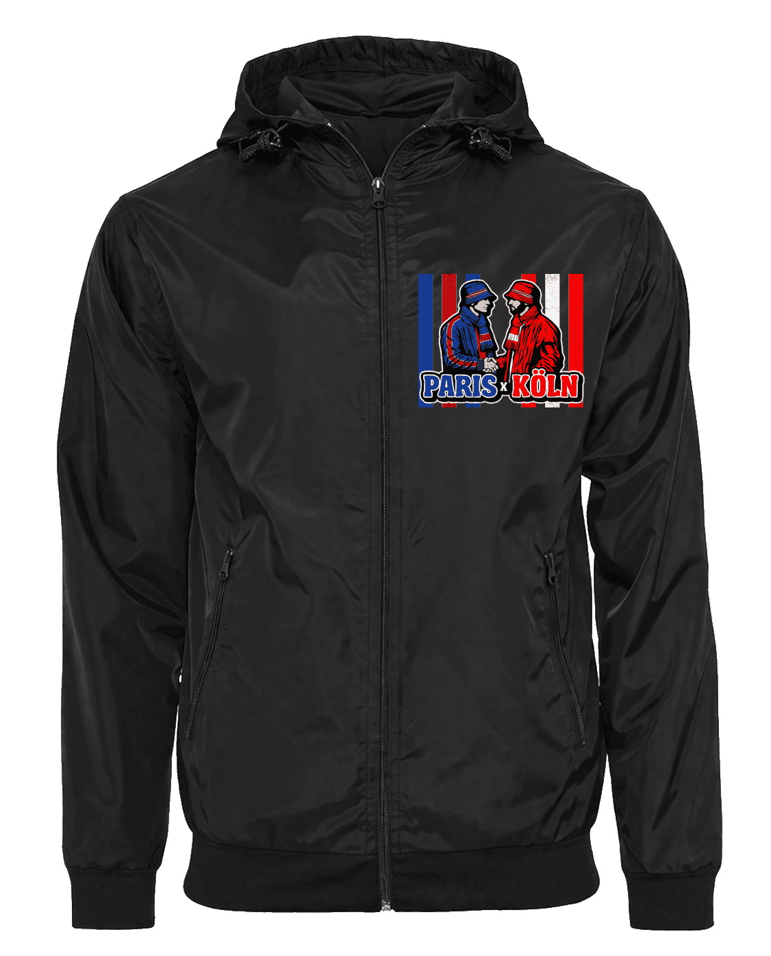 Paris X Köln Jacke mit abnehmbarer Balaclava