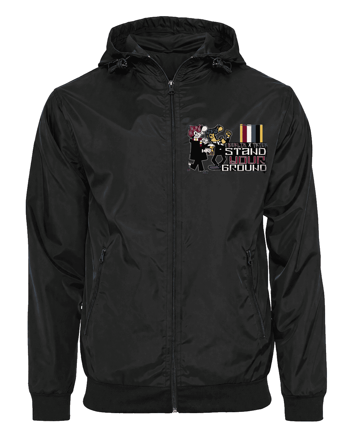 Berlin X Trier Stand Your Ground Jacke mit abnehmbarer Balaclava