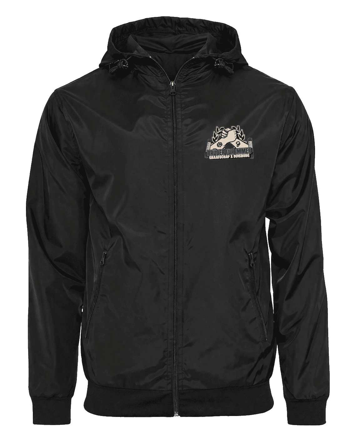 Graafschap X Duisburg Jacke mit abnehmbarer Balaclava
