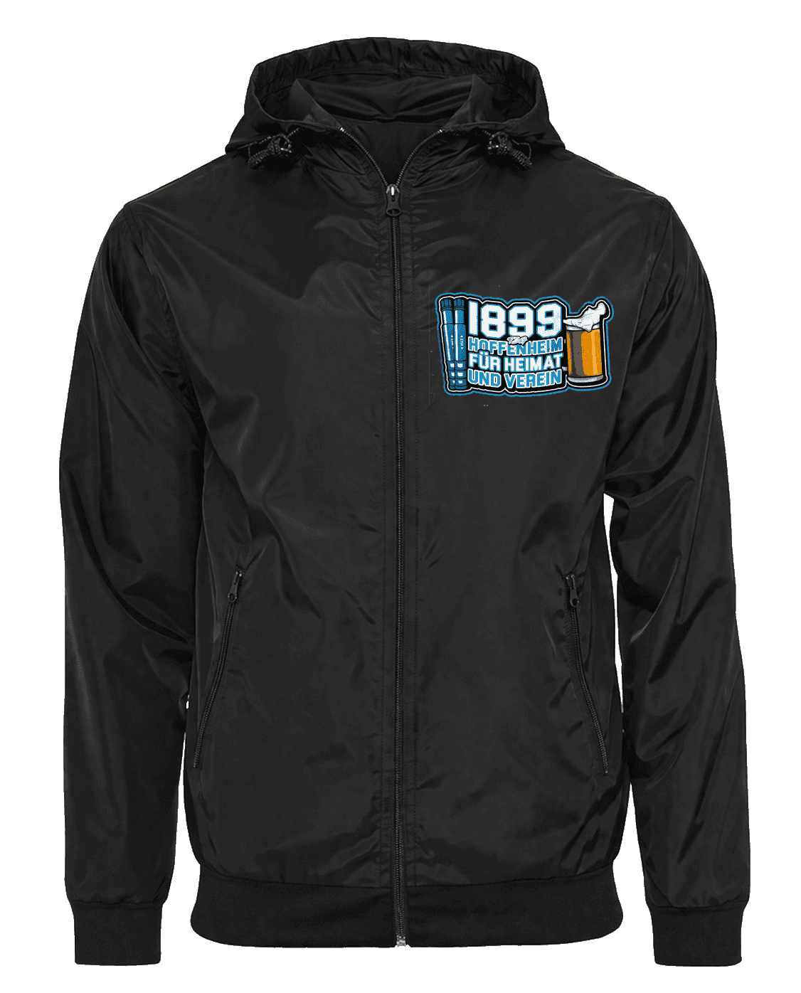 1899 TSG Hoffenheim fur Jacke mit abnehmbarer Balaclava