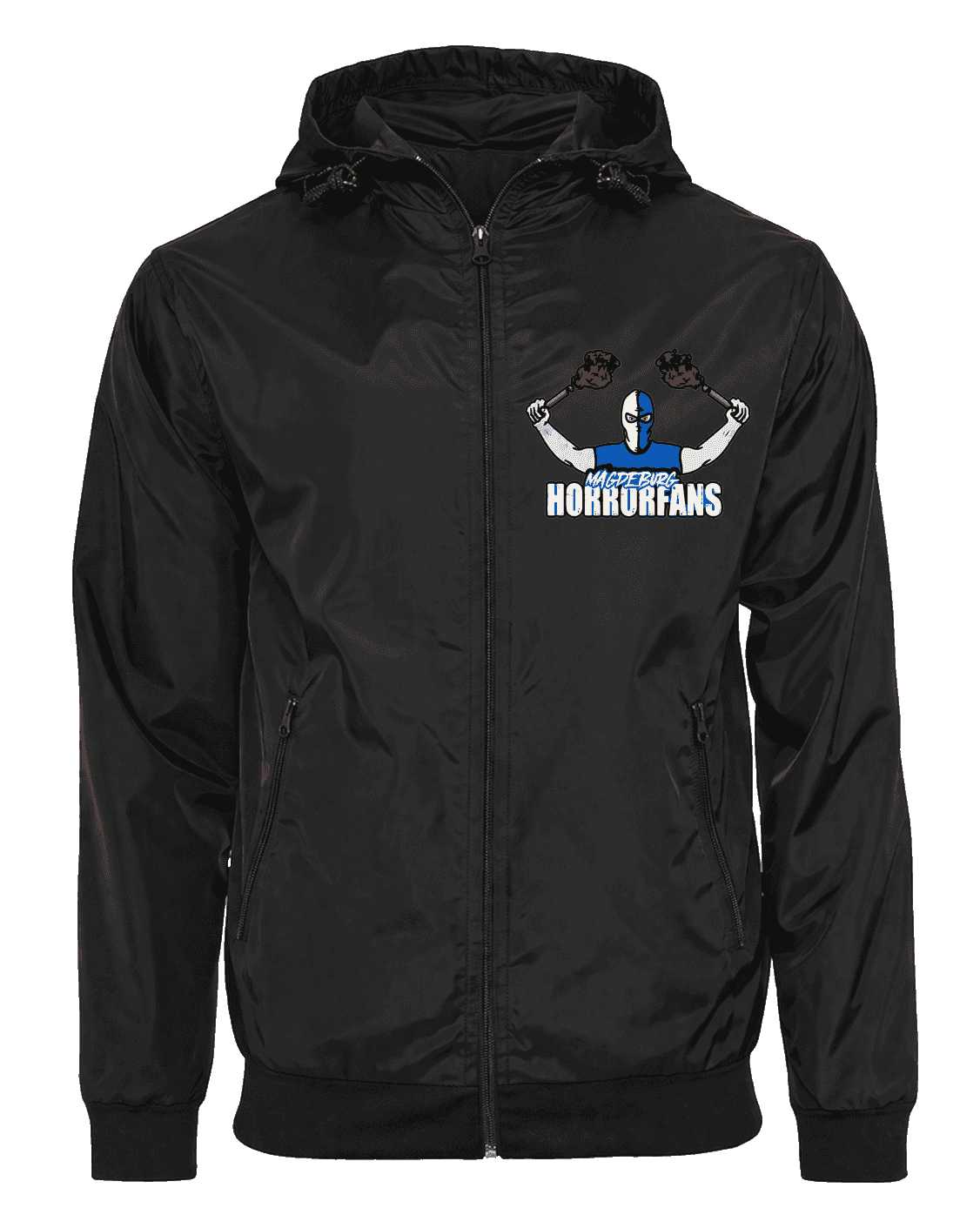 Magdeburg Horrorfans Jacke mit abnehmbarer Balaclava