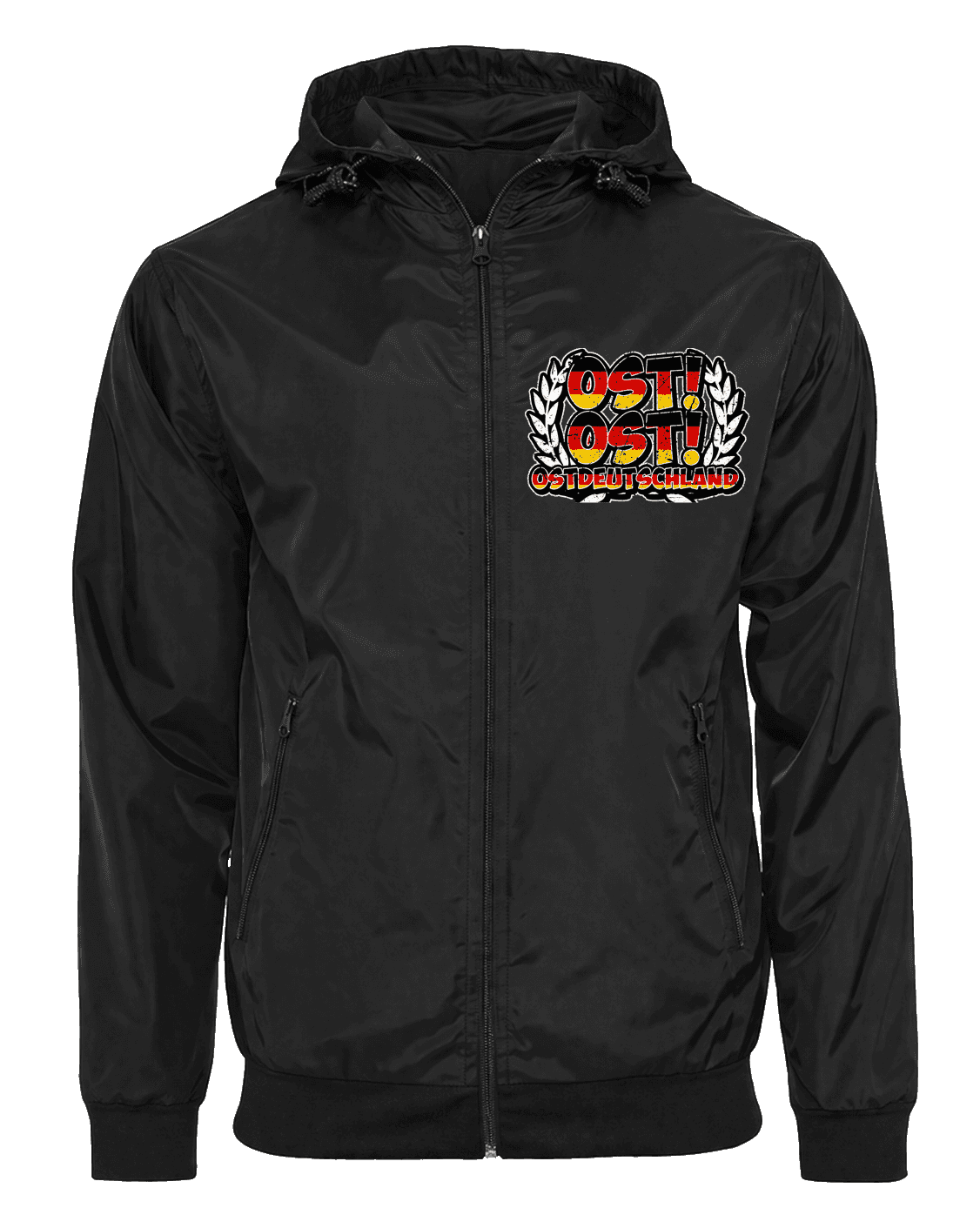 Ost! Ost! Ostdeutschland Jacke mit abnehmbarer Balaclava