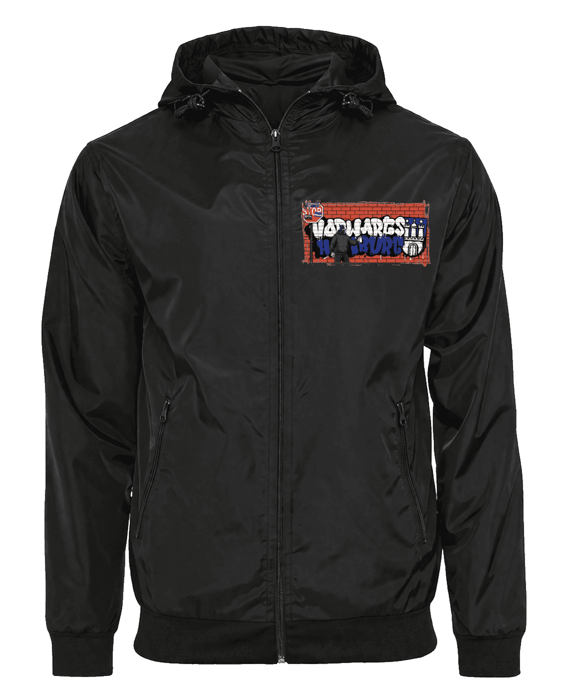 Vorwärts Hamburg Jacke mit abnehmbarer Balaclava