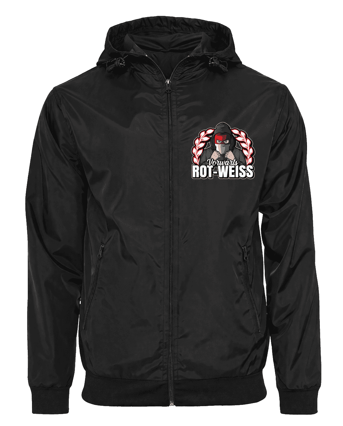 Vorwärts Rot-Weiss Jacke mit abnehmbarer Balaclava
