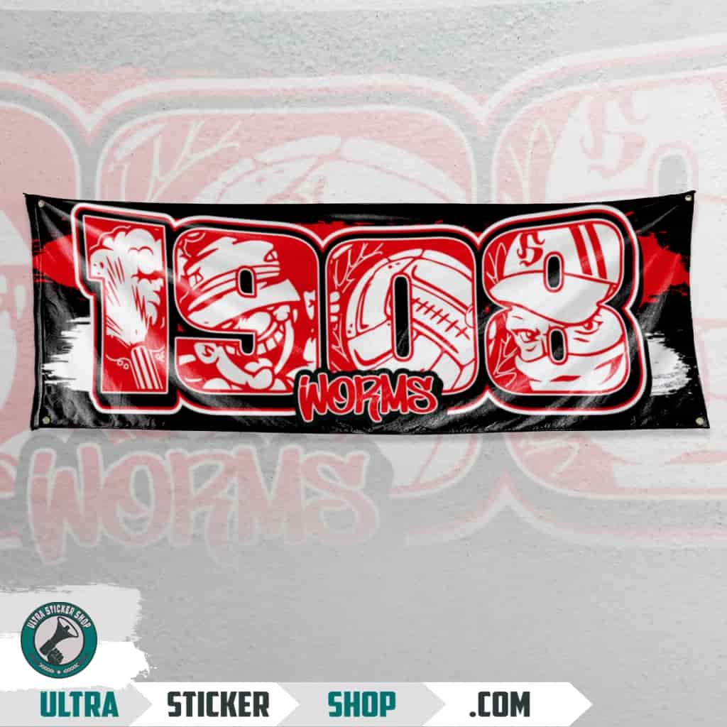 1908 Worms Flagge
