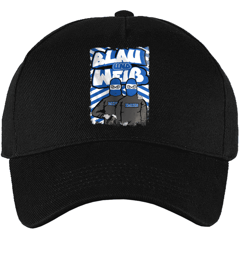 Blau und Weiß Kappe
