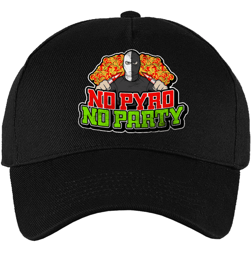 No pyro no party Kappe