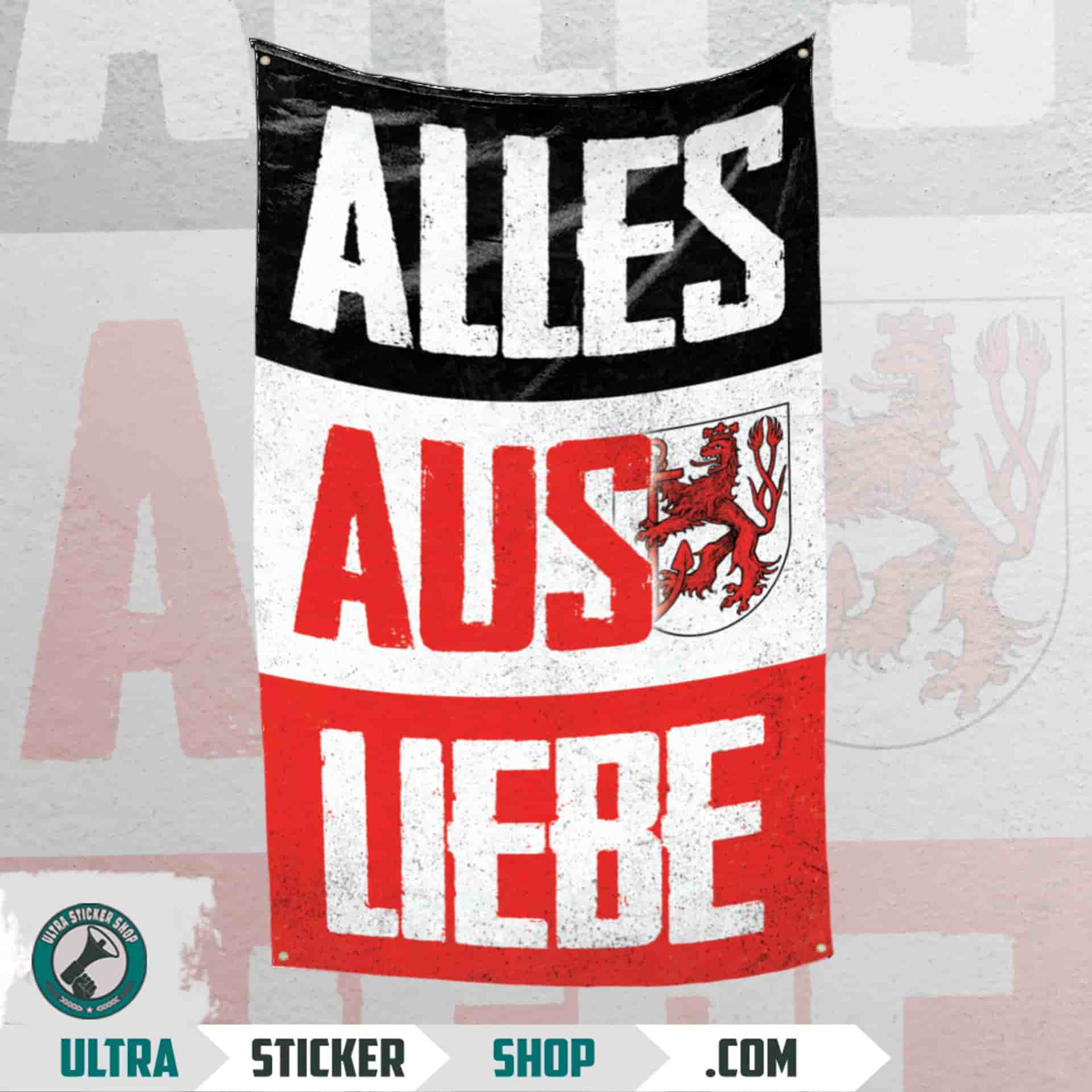Alles aus Liebe fortuna Flagge
