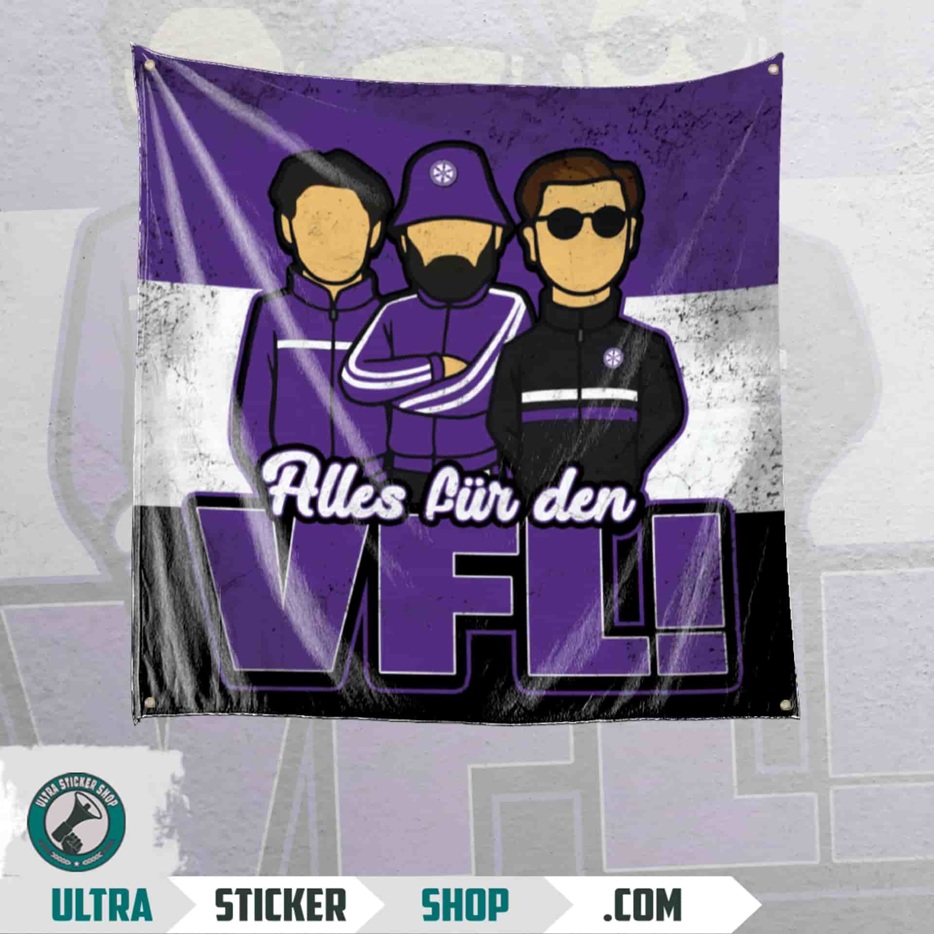 Alles fur den VFL Flagge