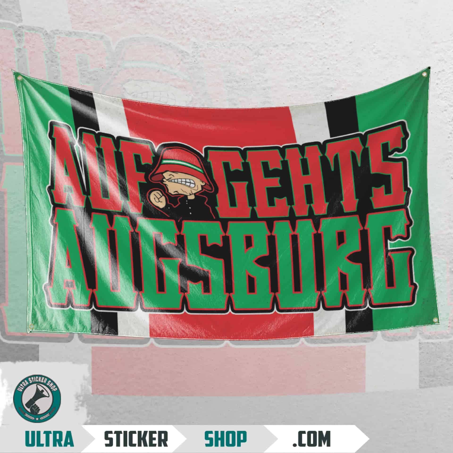 Auf gehts Augsburg Flagge