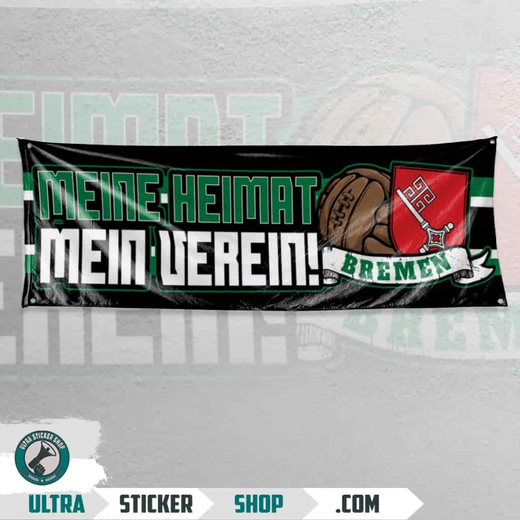 Bremen meine heimat mein verein Flagge