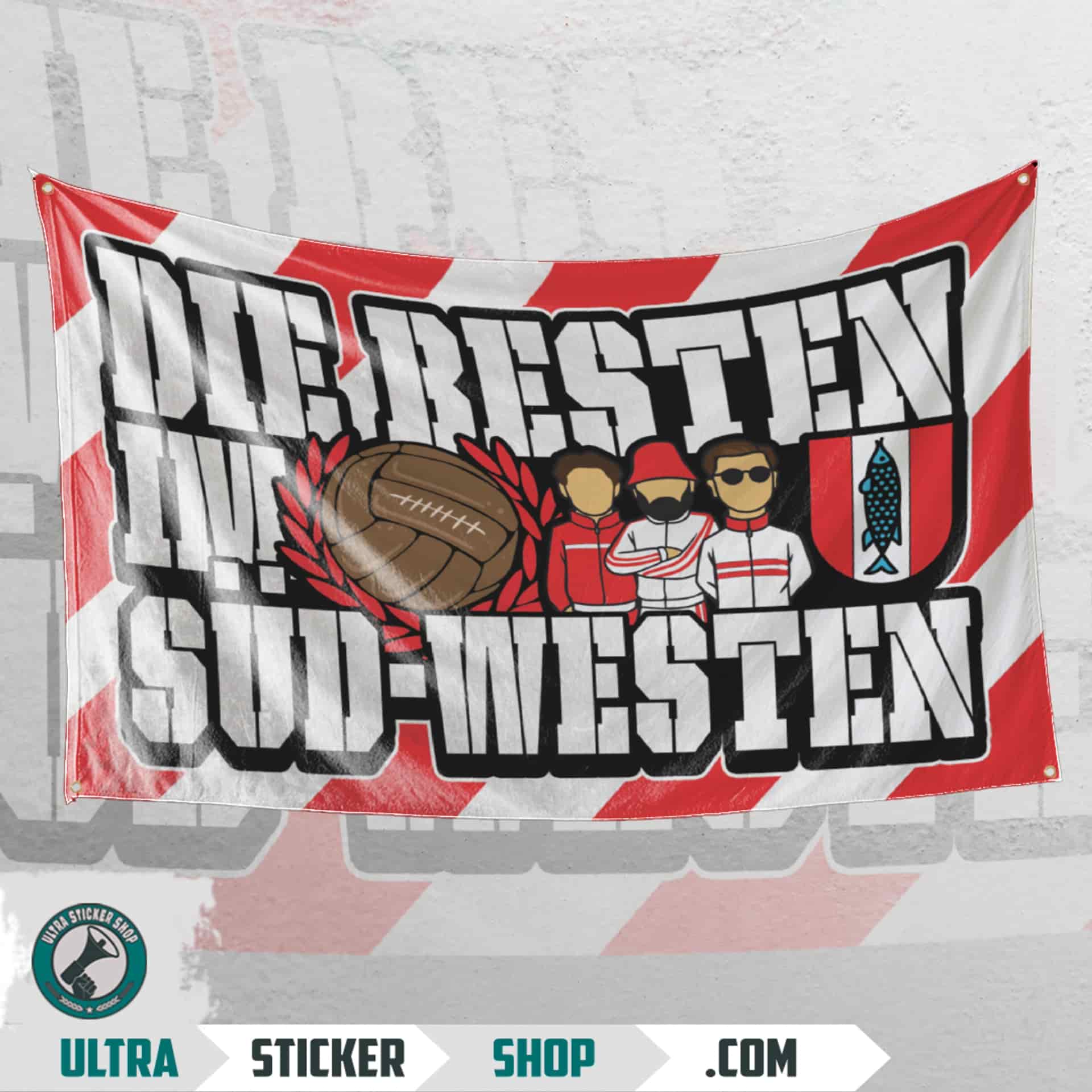 Die besten im süd-westen Flagge
