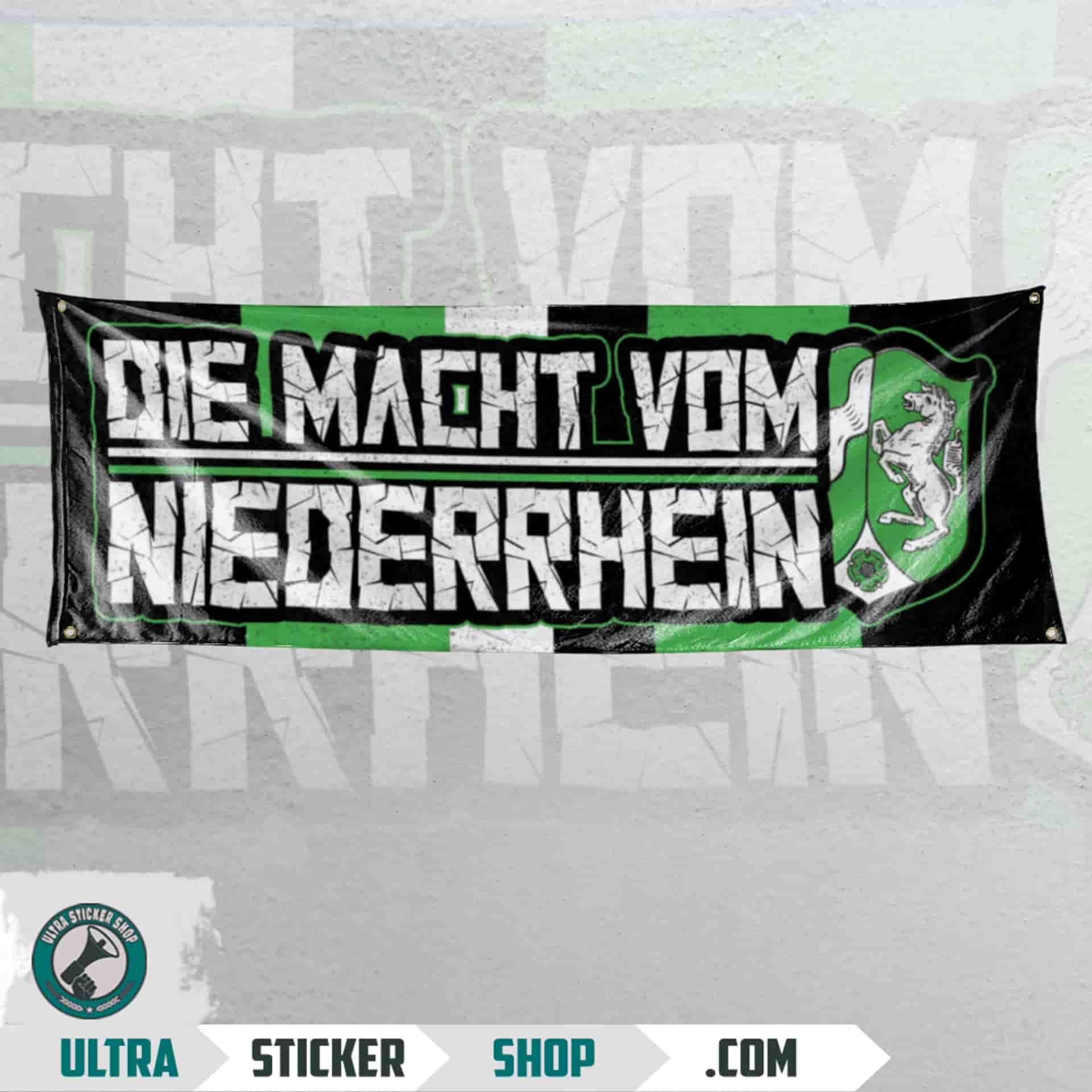 Die macht vom niederrhein Flagge