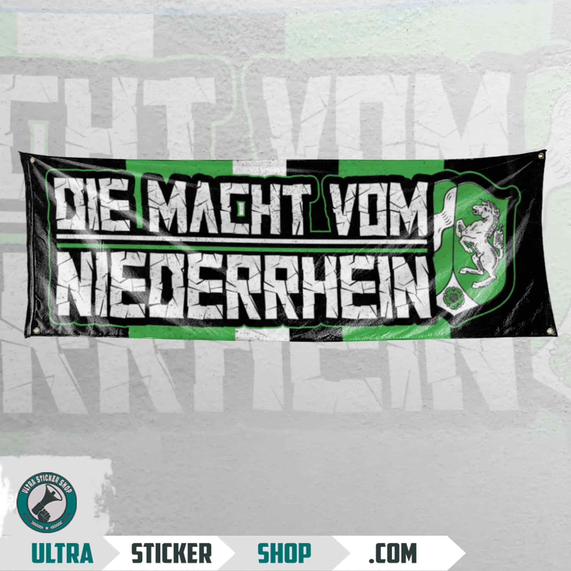 Die macht vom niederrhein Flagge