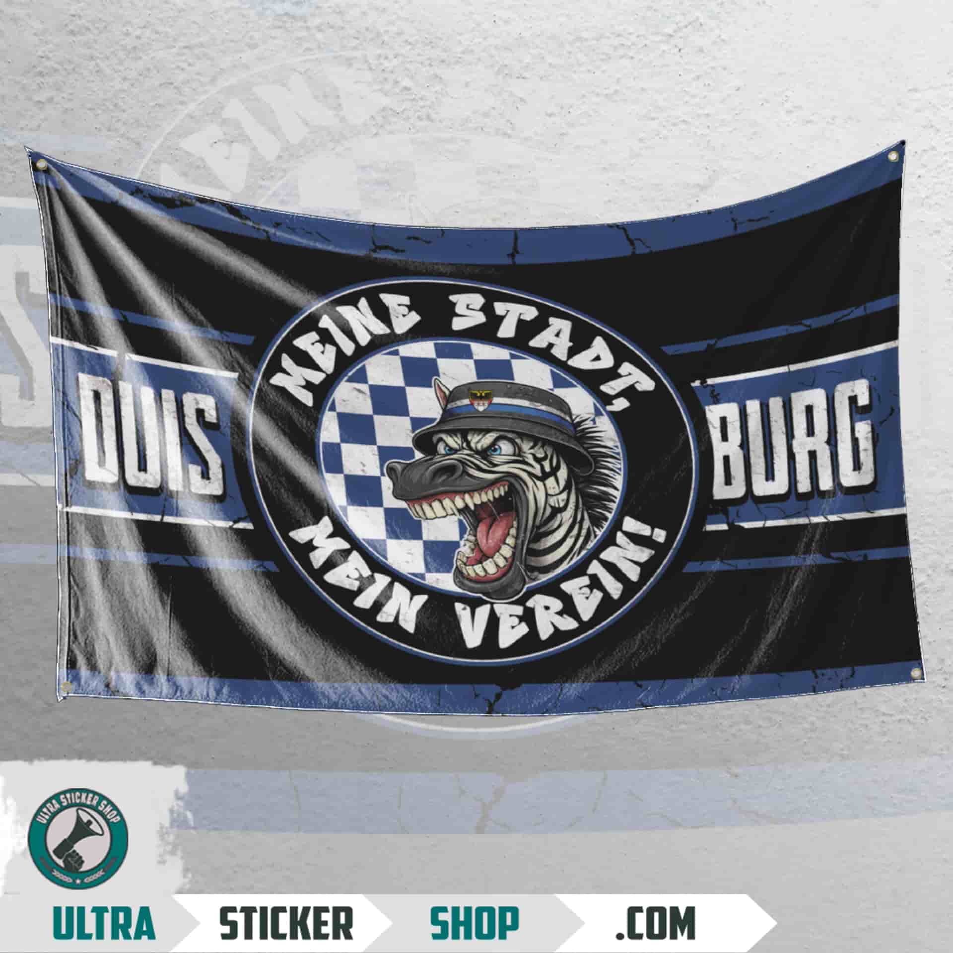 Duisburg Meine stadt mein verein Flagge