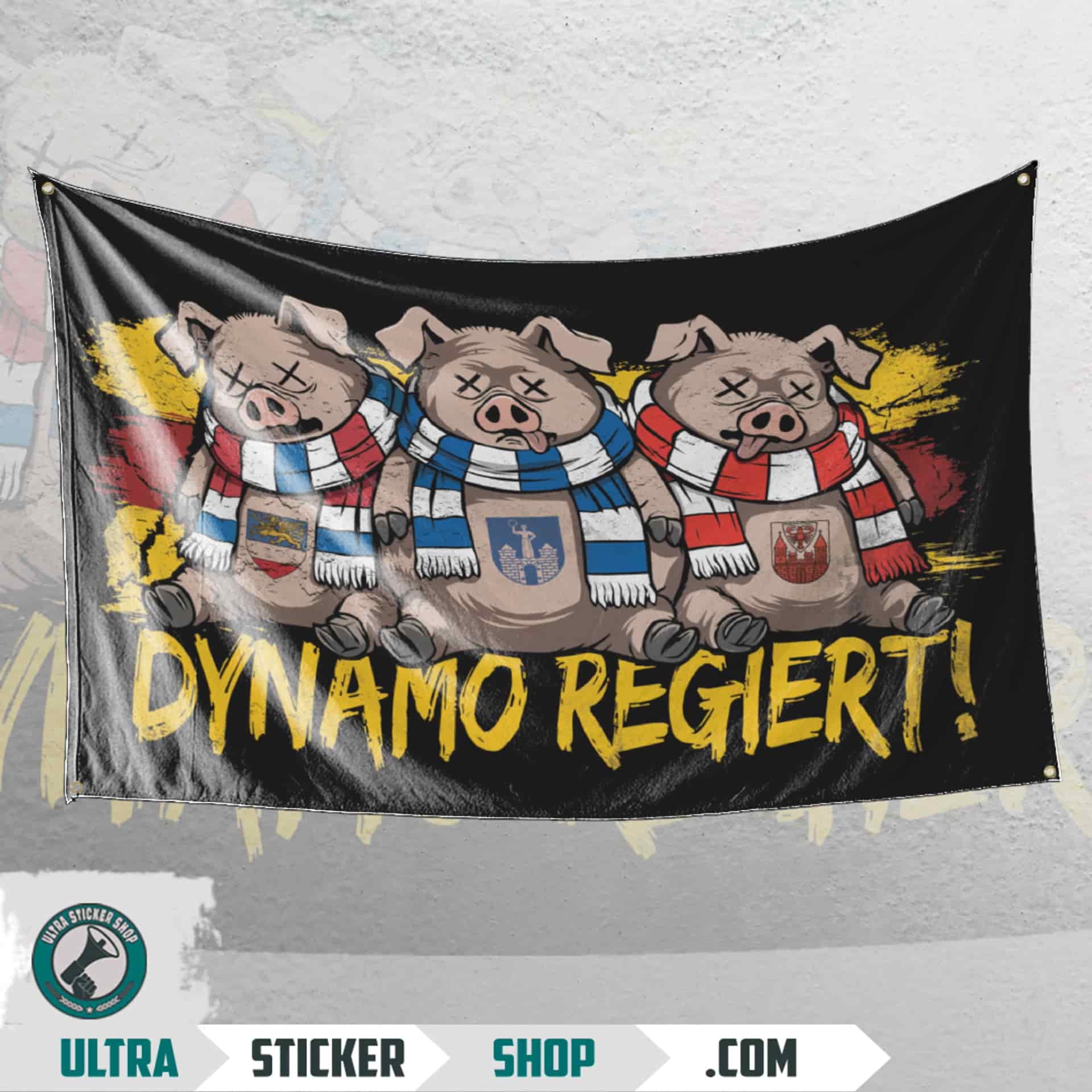 Dynamo Regiert! Flagge