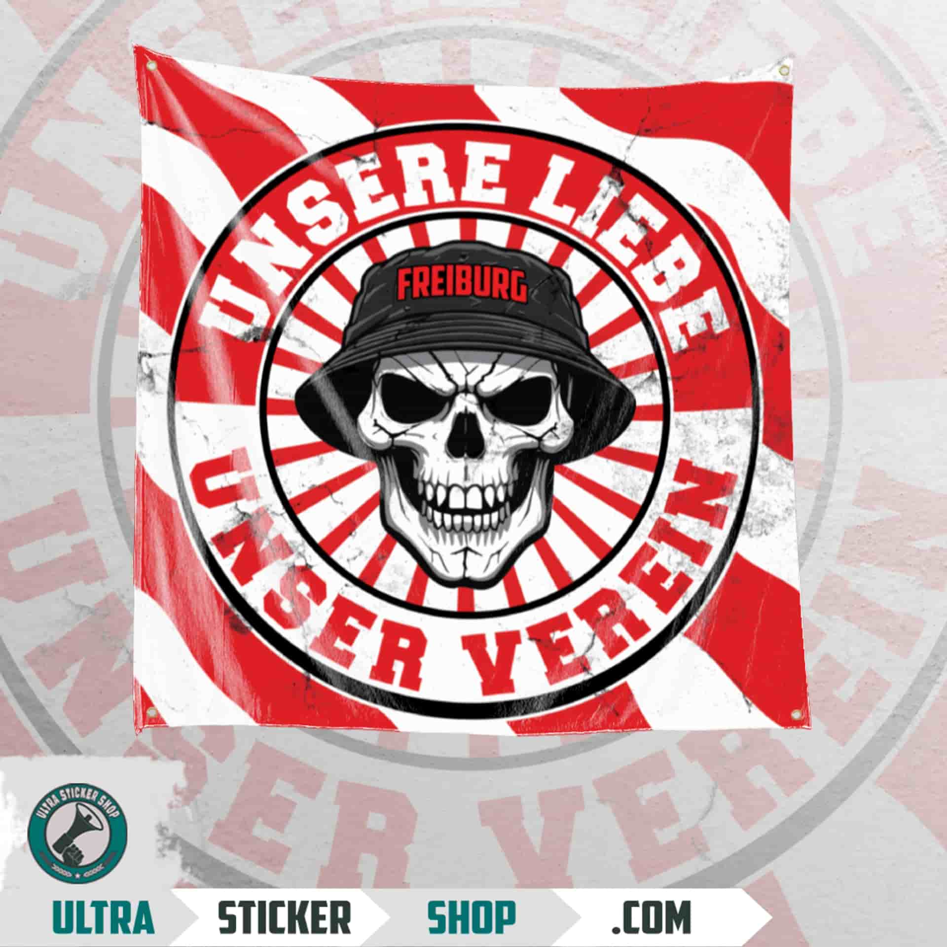 Freiburg – Unsere Liebe, Unser Verein Flagge