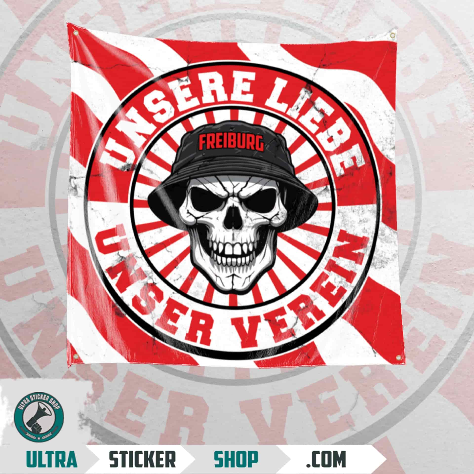 Freiburg – Unsere Liebe, Unser Verein Flagge