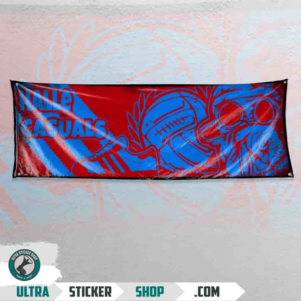 Halle casuals Flagge