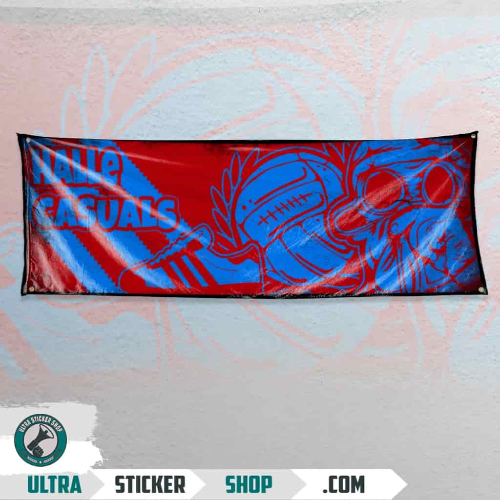 Halle casuals Flagge