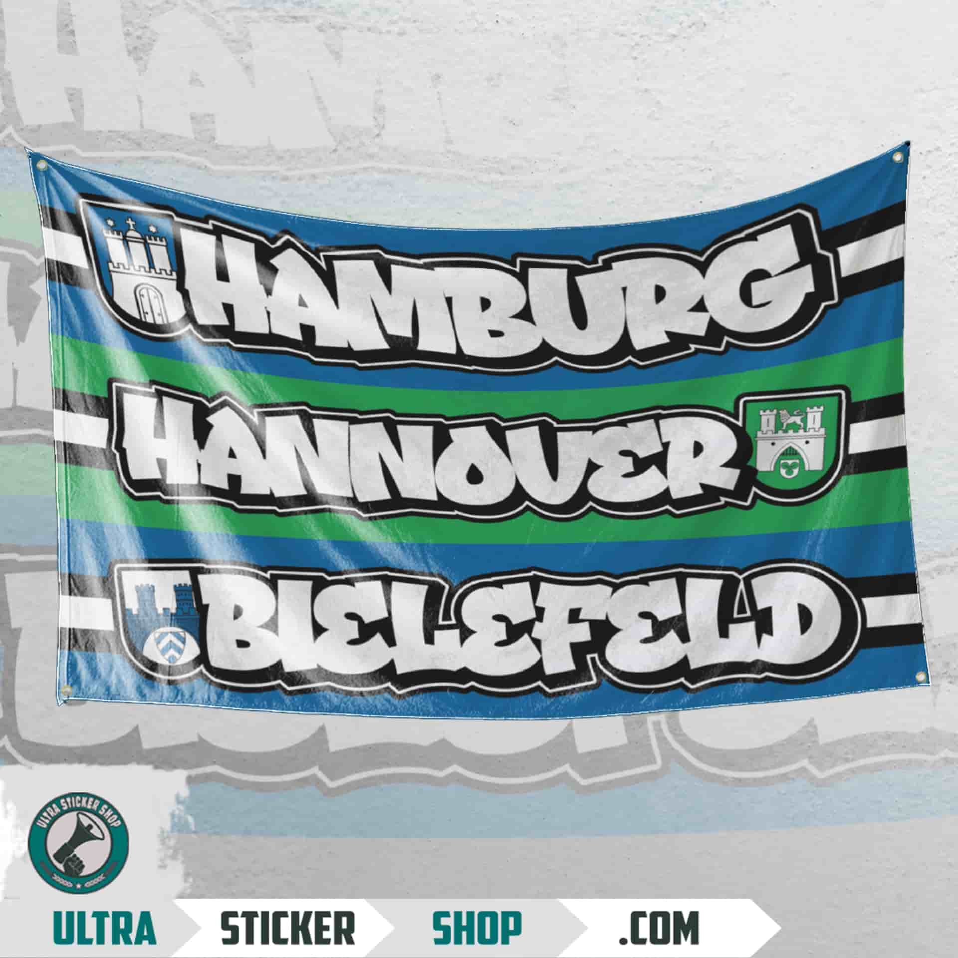 Hamburg Hannover Bielefeld Flagge