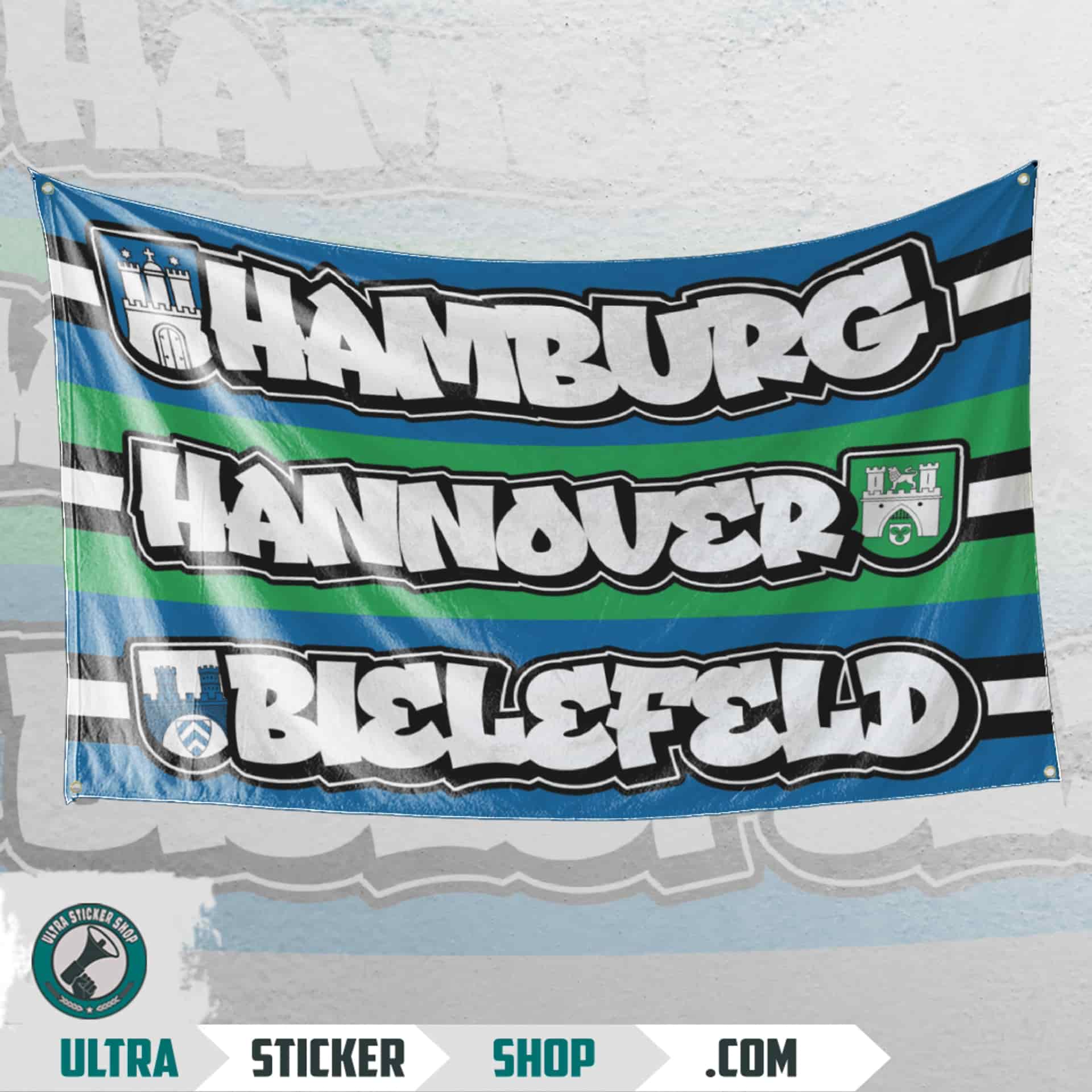 Hamburg Hannover Bielefeld Flagge