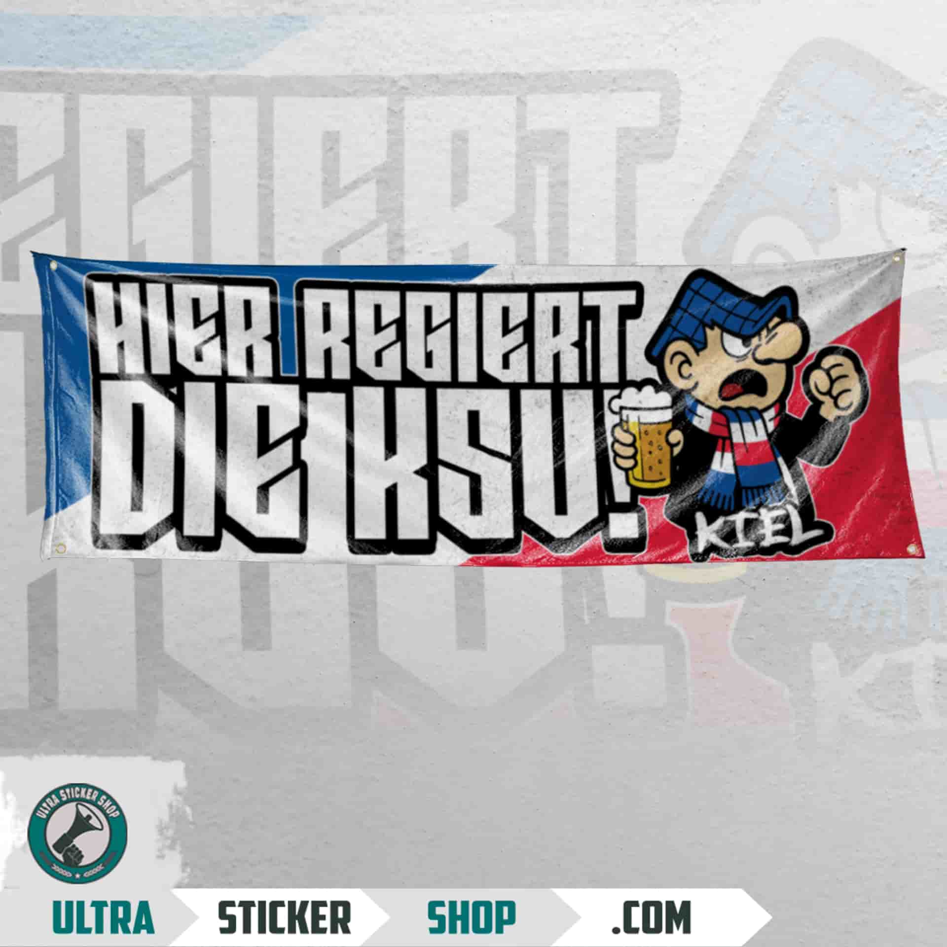 Hier regiert die KSV! Flagge