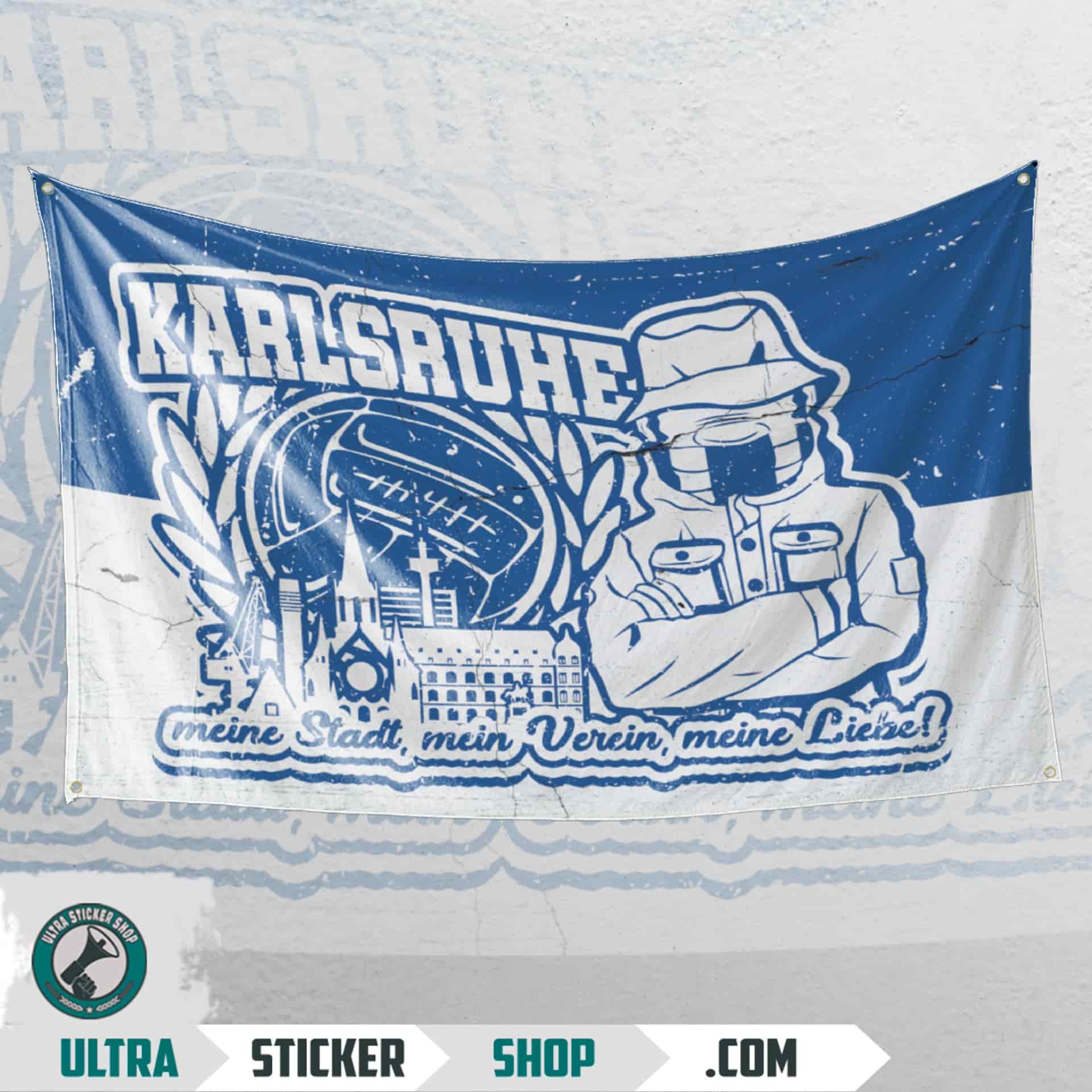 Karlsruhe – meine Stadt, mein Verein, meine Liebe Flagge