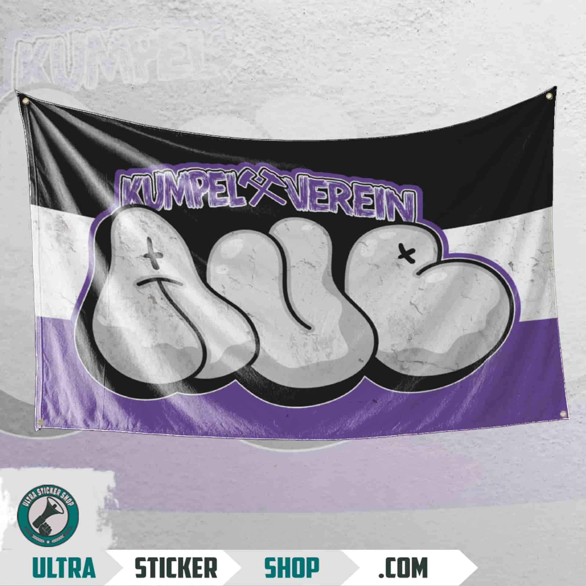 Kumpel verein AUE Flagge
