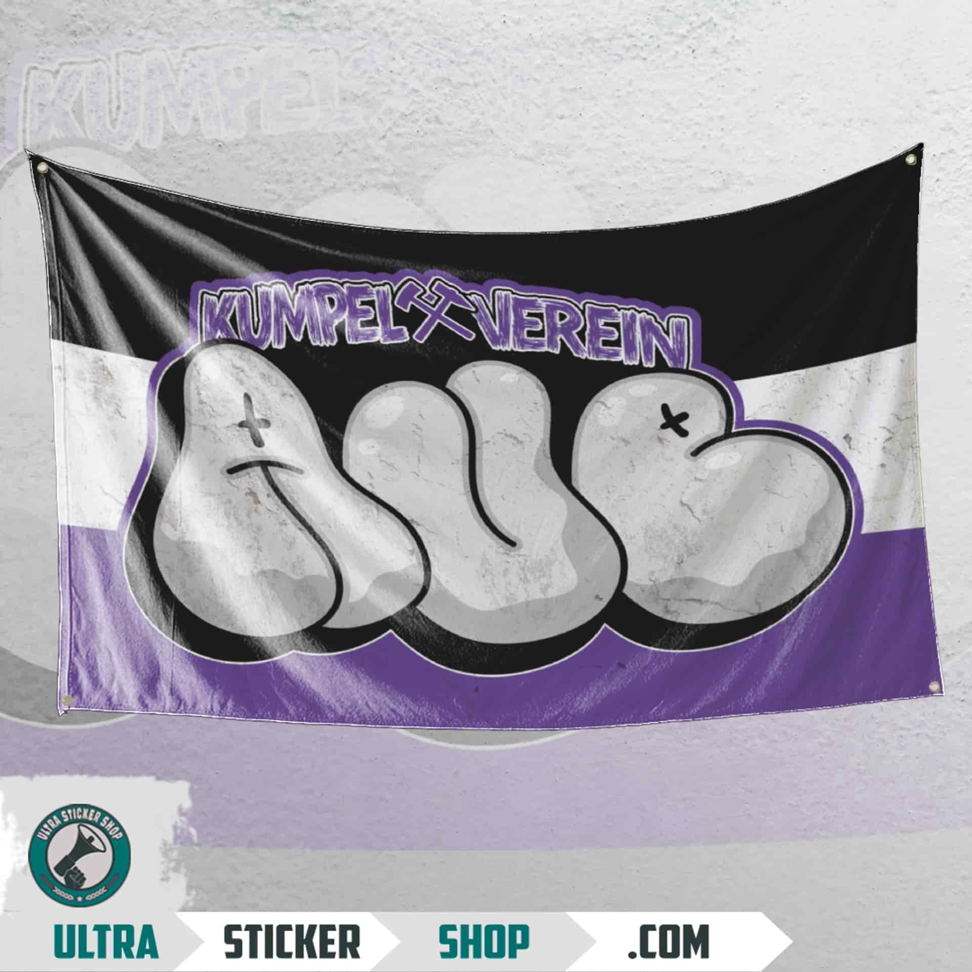 Kumpel verein AUE Flagge
