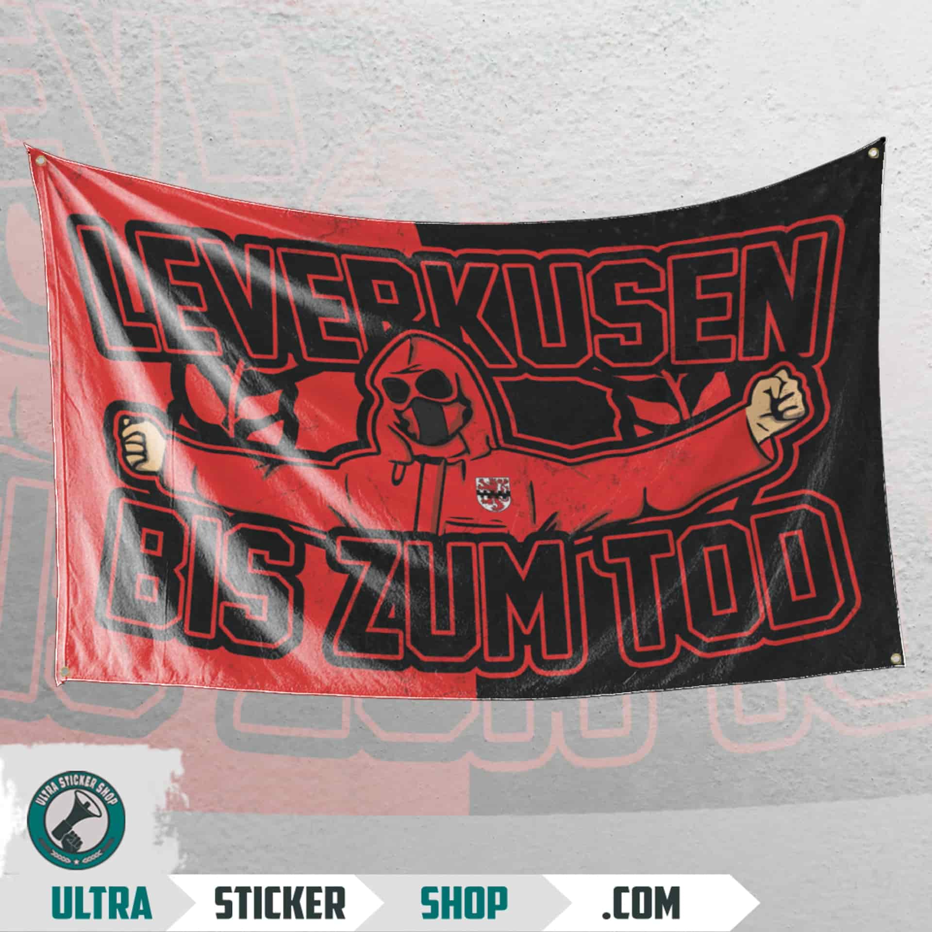 Leverkusen bis zum tod Flagge