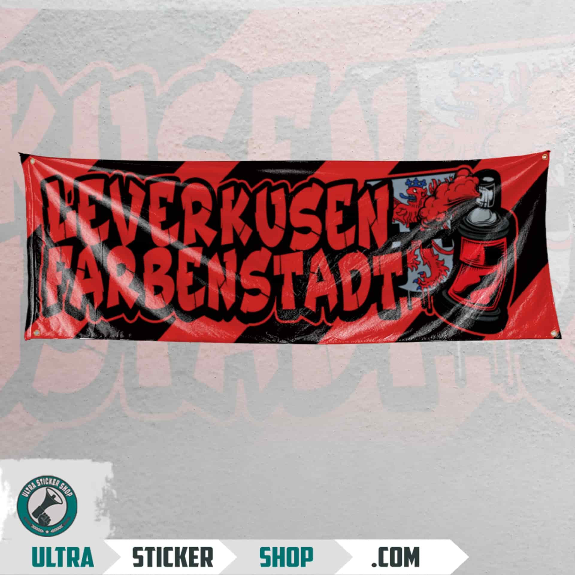 Leverkusen farbenstadt Flagge