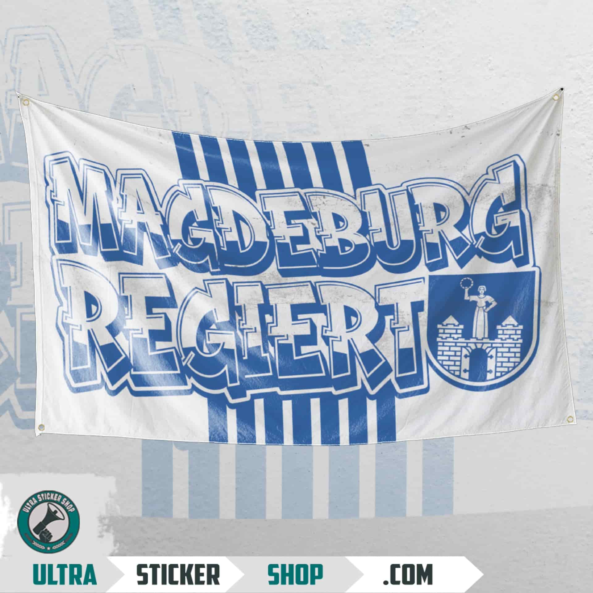 Magdeburg regiert Flagge