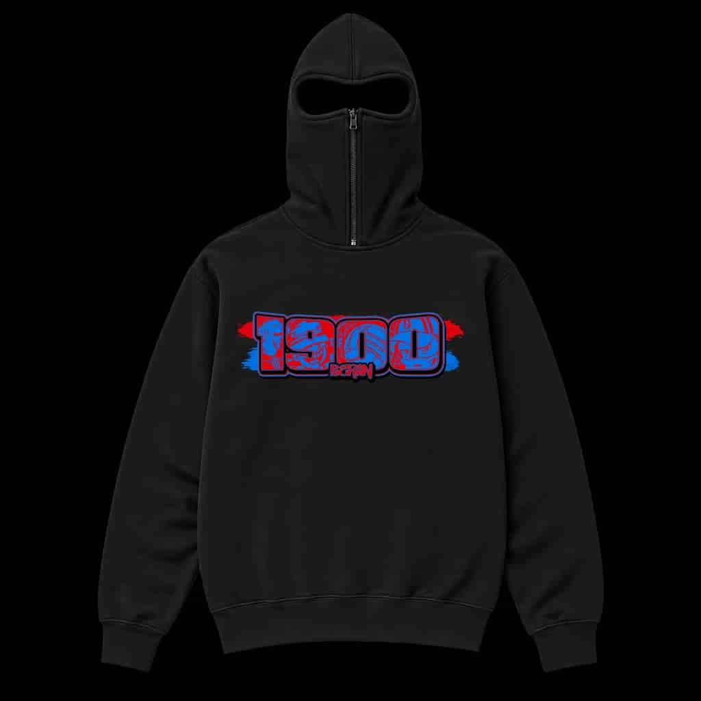 1900 Berlin Ninja Kapuzenpullover