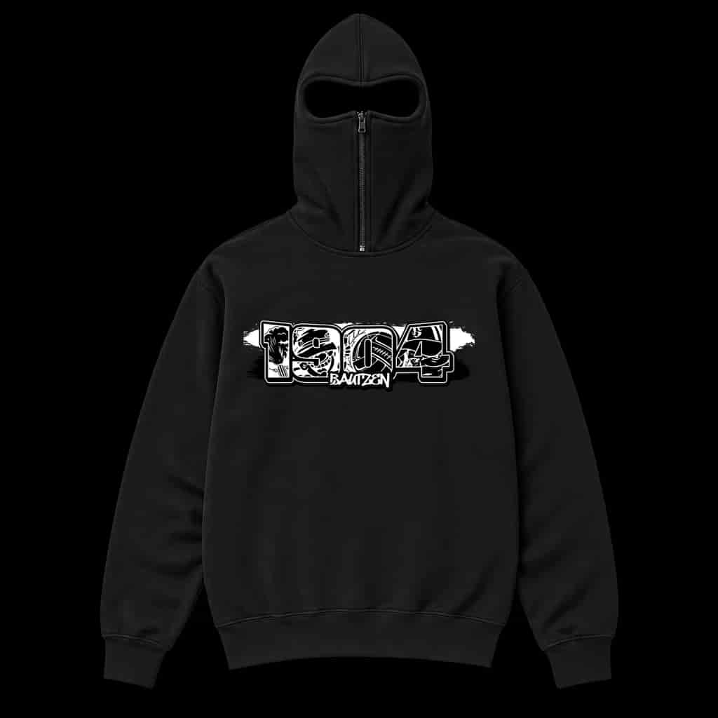 1904 Bautzen Ninja Kapuzenpullover