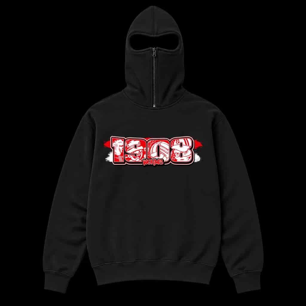 1908 Worms Ninja Kapuzenpullover