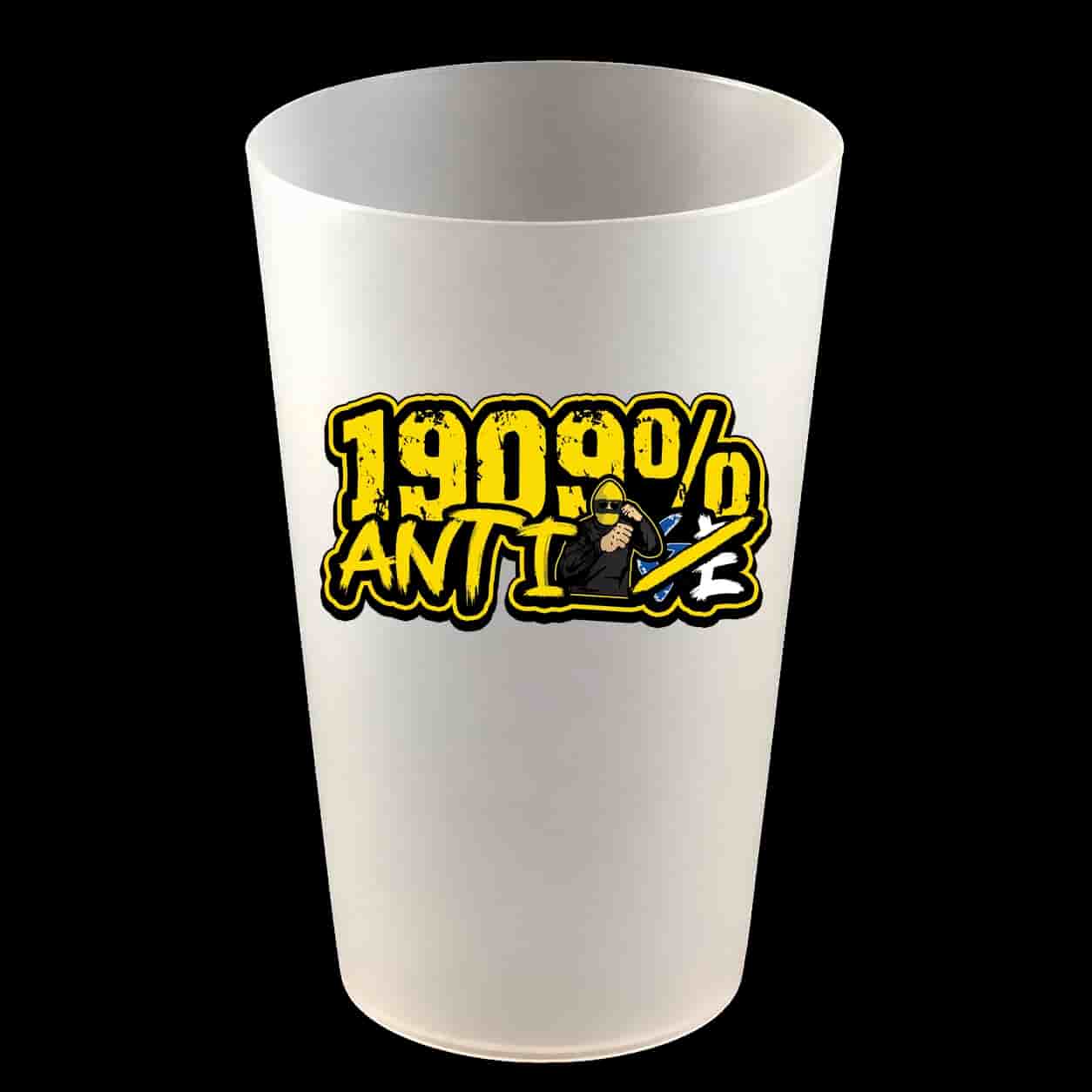 1909% anti GE Hartbecher