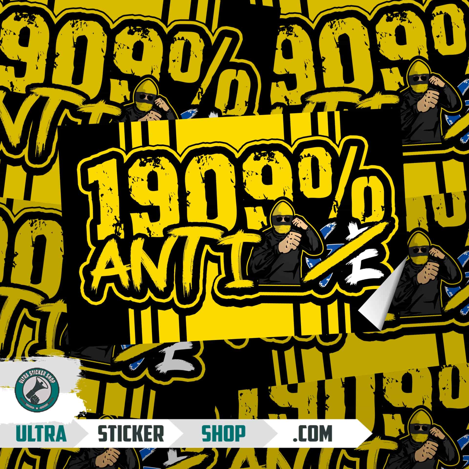 1909% anti GE Aufkleber