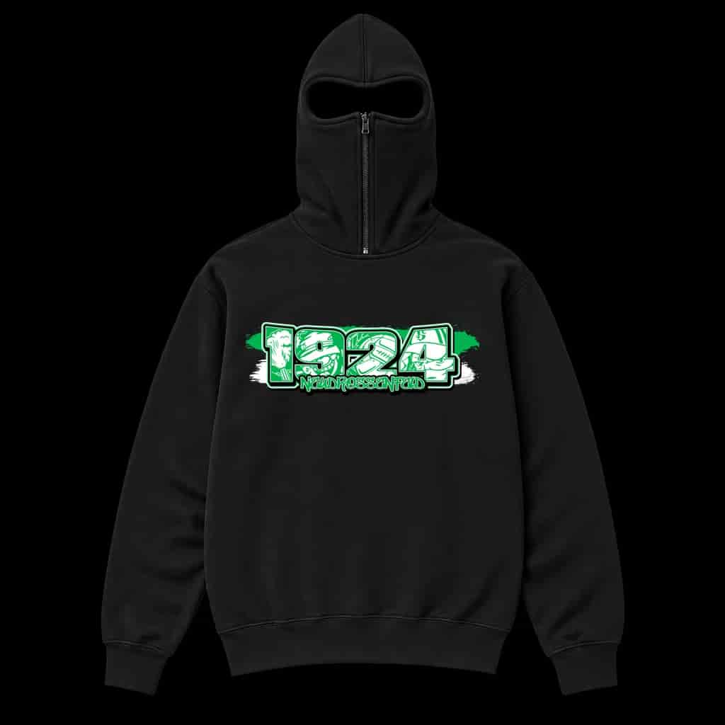 1924 Neudrossenfeld Ninja Kapuzenpullover