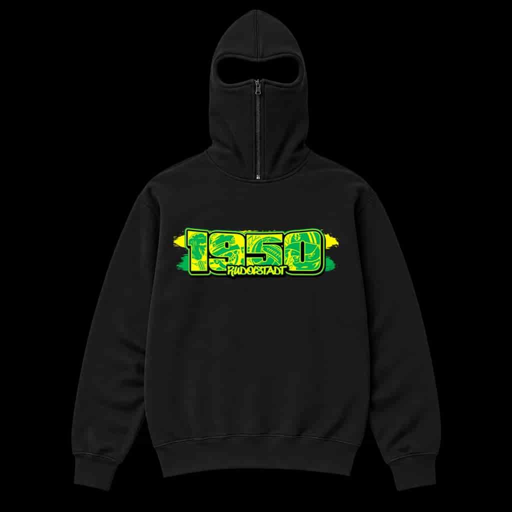 1950 Rudolstadt Ninja Kapuzenpullover
