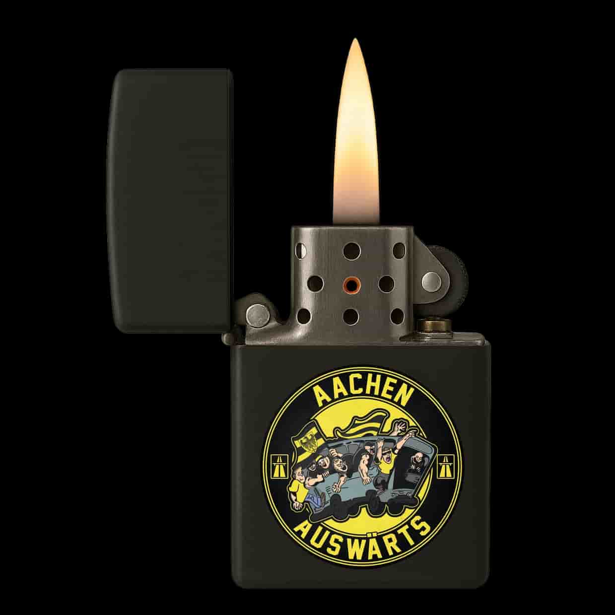 Aachen auswärts Feuerzeug